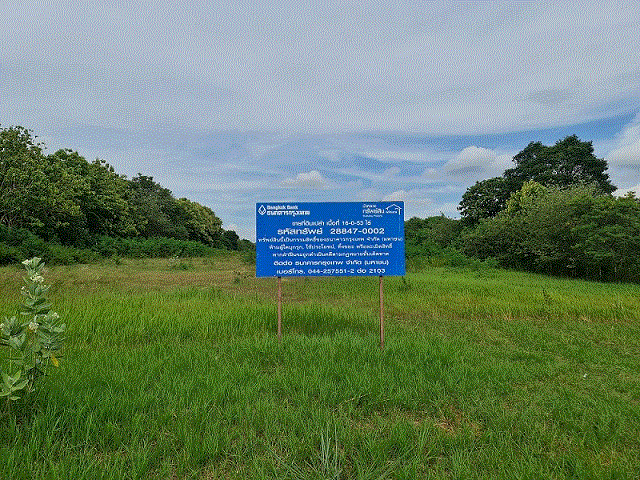 ที่ดินหลุดจำนอง ธ.ธนาคารกรุงเทพ วังไทร ปากช่อง นครราชสีมา