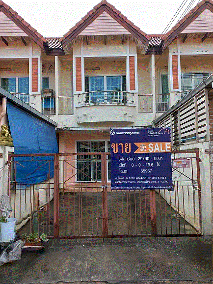 ทาวน์เฮ้าส์หลุดจำนอง ธ.ธนาคารกรุงเทพ บางเลน บางใหญ่ นนทบุรี