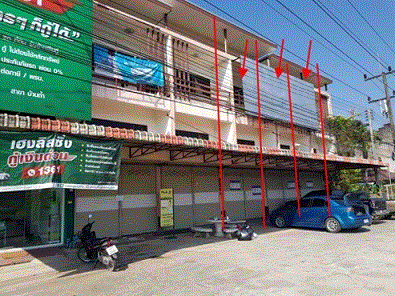 อาคารพาณิชย์หลุดจำนอง ธ.ธนาคารกรุงเทพ โป่งงาม แม่สาย เชียงราย